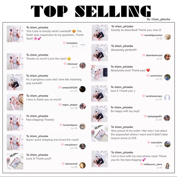 NEW iPhone X/7/7+/8/8+ Marble case W/ Holder - Picture 7 of 7